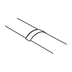                  Накладка на стык 92x20 мм DLP | 032803 | Legrand
               