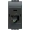 LivingLight Розетка компьютерная RJ45 STP категория 6 IDC110 антрацит