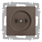 Розетка Intro Accent 6-201-08 2P, 16А-250В, IP20, СУ, бронза