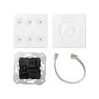                  Simon 82 Комплект 6-кл сенсорн.выкл.+ сенс.регулятор, без маркиров., KNX, белый | 8400671-030 | Simon
               