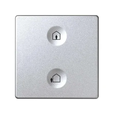 Сенсорный 2-кл выключатель с тематической маркировкой Т1, алюминий | 8000623-093 | Simon