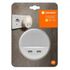 Ночник-мобильный помощник LUNETTA с сенсором и USB, Белый  3000К 1 Вт Серебряный 3Лм | 4058075266902 | LEDVANCE