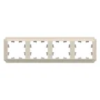                  ATLASDESIGN ANTIQUE 4-постовая рамка, универсальная, БЕЖЕВЫЙ
               