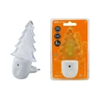                  Ночник Елочка 0,3Вт светодиодный белый с с датчиком света | SQ0357-0010 | TDM
               