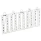                  Viking Пластина маркировочная 5мм цифры 21-30 горизонтальная
               