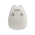 Ночник силиконовый Котик USB с 3 режимами, RGB-свечение