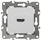 Розетка HDMI, Эра12, белый, 12-3114-01