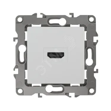 Розетка HDMI, Эра12, белый, 12-3114-01