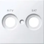                  Центральная плата с маркировкой R/TV и SAT белый
               