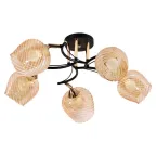                  Светильник 11305-2/5 черн.зол (Плафон 8271) НПБ 01-5х60-160 Е27 | 1005404889 | Элетех
               