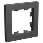                  ATLASDESIGN 1-постовая РАМКА, БАЗАЛЬТ
               