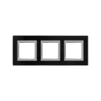                  Рамка из натурального стекла, ''Avanti'', черная, 6 модулей
               