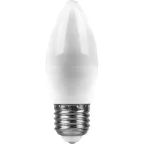 Лампа светодиодная LED 9вт Е27 дневной матовая свеча