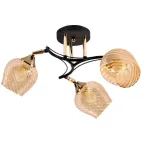                  Светильник 11305-2/3 черн.зол (Плафон 8271) НПБ 01-3х60-219 Е27 | 1005404888 | Элетех
               