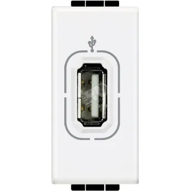 LivingLight Разъем USB белый