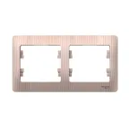                  GLOSSA 2-постовая рамка, горизонтальная, сосна
               