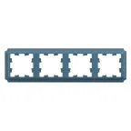                  ATLASDESIGN ANTIQUE 4-постовая рамка, универсальная, ИЗУМРУД
               