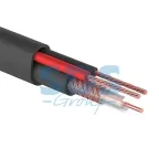 Кабель КВК-П-2 +2x0,50 мм² (Cu/CCA) (96) черный (бухта 200 м) PROconnect | 01-4215 | PROconnect
