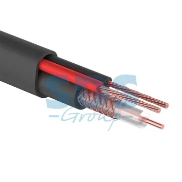 Кабель КВК-П-2 +2x0,50 мм² (Cu/CCA) (96) черный (бухта 200 м) PROconnect | 01-4215 | PROconnect