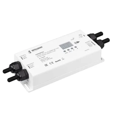 Конвертер INTELLIGENT ARLIGHT SMART-SPI-301-82-RGBW-WP-SUF (5-24V, 900pix, DMX512, 2.4G) (IARL, IP65 пластик, 5 лет)