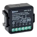                  Умный диммер в подрозетник 2-канальный Zigbee EKF Connect Select
               
