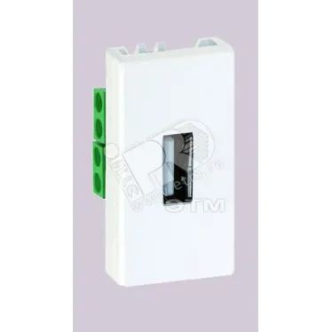 Connect Разъем USB тип А 225х45мм винты белый