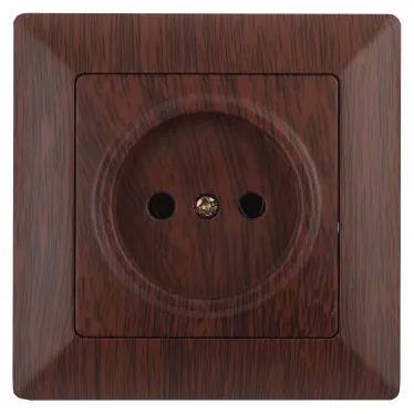 Розетка 2P, 16А-250В, СУ, Solo, венге, 4-201-10