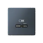                  ARTGALLERY USB розетка тип-С 65Вт высокоскор.заряд. QC, PD, механизм, грифель
               