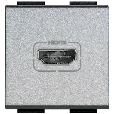 LivingLight Разъем HDMI алюминий