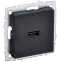 BRITE Розетка HDMI РHDMI-0-БрЧ черный