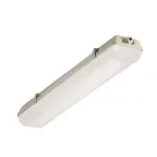                  Светильник светодиодный пылевлагозащищенный с БАП TLWP02 PC OL EM 653х135х105мм 18Вт 4000K , 1 ч., РТ 2000Лм IP65 опал | 80772 | TechnoLux
               