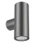 Светильник светодиодный LGD-RAY-WALL-TWIN-R46-2x3W Day4000 (GR, 24 deg, 230V) (ARL, IP65 металл, 3 года)