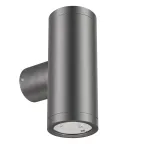 Светильник светодиодный LGD-RAY-WALL-TWIN-R46-2x3W Day4000 (GR, 24 deg, 230V) (ARL, IP65 металл, 3 года)