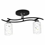                  Светильник Стиль 121 черн.(Плафон 8498) НПБ 01-2х60-123 Е27 ИМ
               