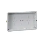                  Simon Connect Монтажная коробка на 4 S-модуля Сима Классик, скрытый монтаж глубина 33мм | SM450 | Simon
               