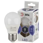                  Лампа светодиодная LED P45-9W-860-E27 (диод, шар, 9Вт, хол, E27 (10/100/3000)
               
