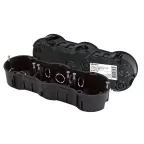                  Коробка установочная 212х70х45 трехместная, инд. штрихкод с саморезами | SQ1402-1919 | TDM
               