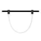 Светильник светодиодный ART-APRIORI-TUBE-ELASTIC-R38-L2000-17W Day4000 (BK, 360 deg, 48V) (ARL, IP20 Металл, 3 года)