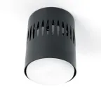                  Светильник потолочный под лампу макс 12W, 230V, GX53 и подсветка 4000K, черный HL349 | 41460 | FERON
               
