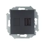                  15 Розетка HDMI, графит
               