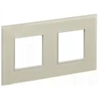                  SKANDY Рамка 2-местная SK-F22B стекло беж. IEK
               