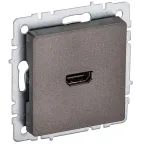 BRITE Розетка HDMI РHDMI-0-БрТБ темная бронза
