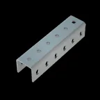                  Соединитель усиленного швеллера 50х50х4,0 мм HD | SLPU50-50 HD | КМ-профиль
               