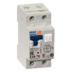 Выключатель автоматический дифференциального тока OptiDin D63-22C20-A-УХЛ4 2п 20А C 30мА тип A | 103508 | КЭАЗ