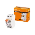                  Выключатель автоматический дифференциального тока АВДТ 63 1п+N 40А C 30мА тип A | SQ0202-0006 | TDM
               