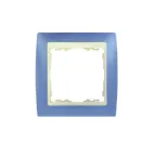                  Рамка на 4 поста, S82, сирень - сл.кость
               