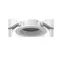Светильник светодиодный DL-01 Pro 100 мм 10 Вт 3000 К CRI90 120х49 мм IP65/40 RAL 9003 белый муар с защитным силикатным стеклом DALI