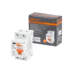                  Выключатель автоматический дифференциального тока АВДТ 32 2P(1P+N) C6А 30мА 4,5кА тип АС | SQ0202-0516 | TDM
               