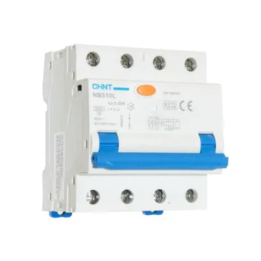 Выключатель автоматический дифференциального тока NB310L 3N 3P+N 16A 30mA, тип AС, х-ка B, 6kA (R) | 660043 | CHINT