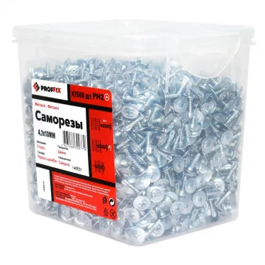 Саморез СММ св 4,2х13 усил-й (TWN) (2500 шт) - конт-р PROFFIX